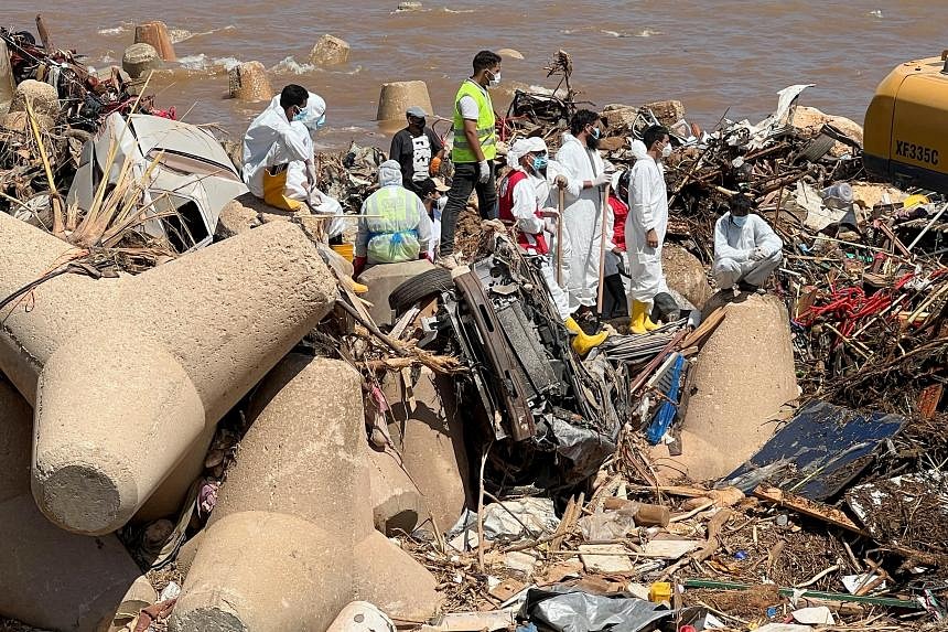 Libyan flood survivors weigh water shortages against landmine risk