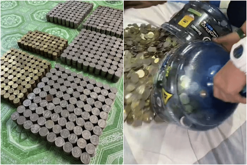 Malaysian man saves 50 sen coins for 7 years and uses money to buy iPhone 14