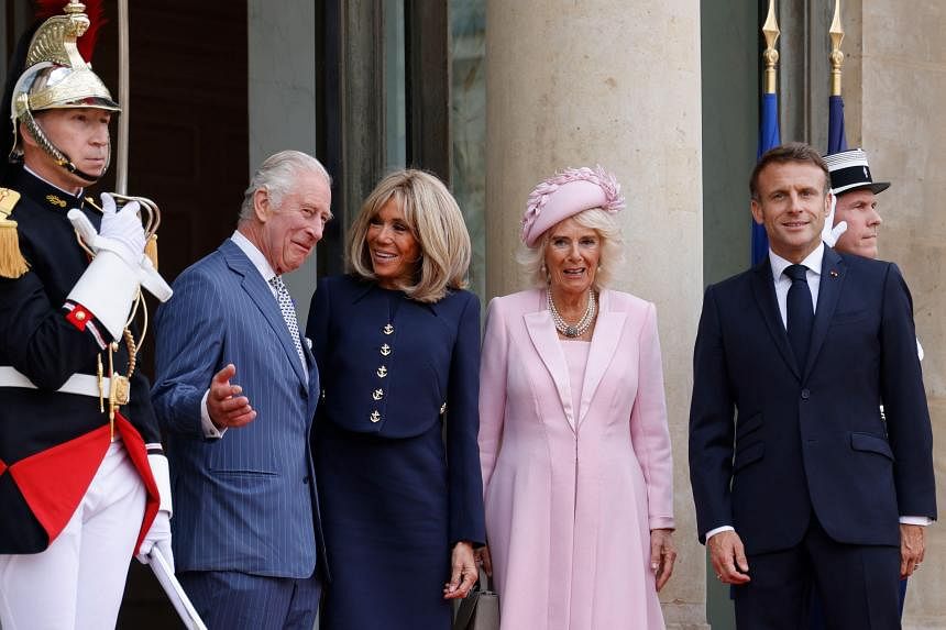France's Macron welcomes King Charles on state visit
