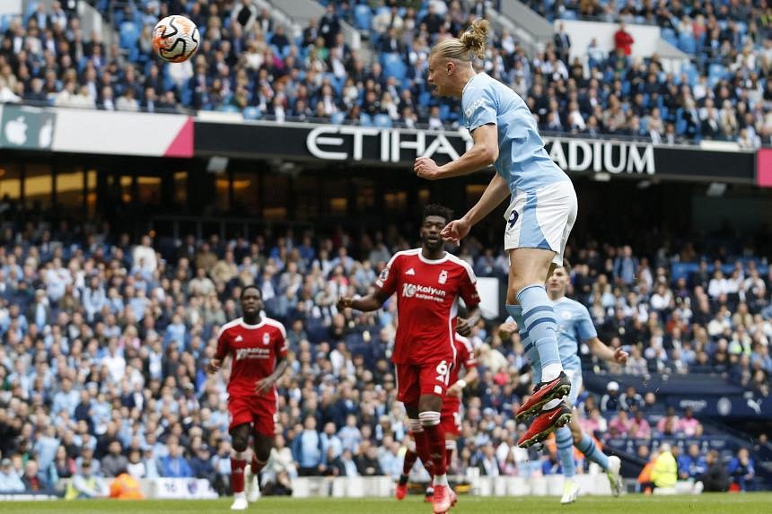 Man City beat Nottingham Forest for their sixth win in six Premier ...