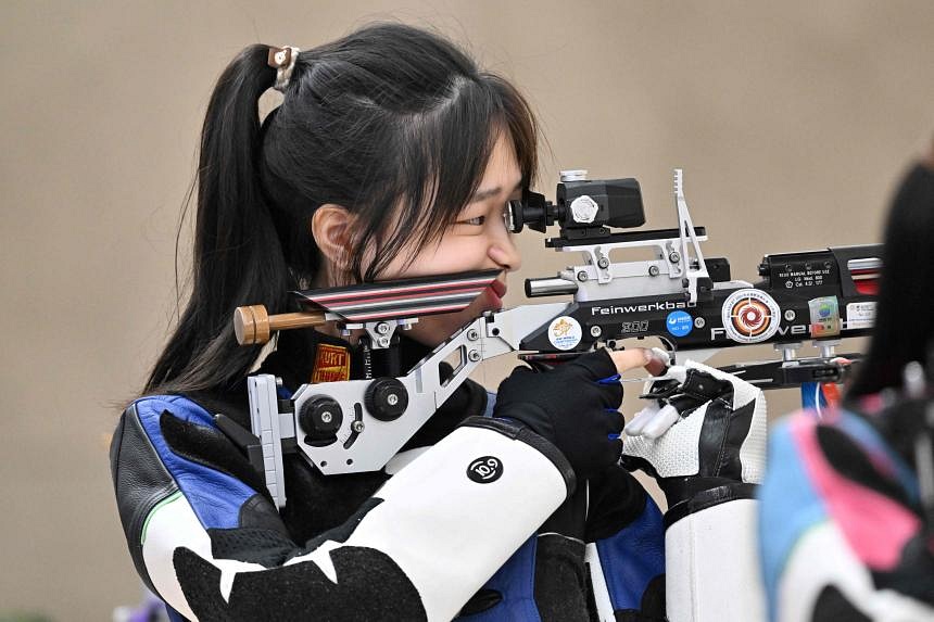 China’s rising shooting star Huang Yuting, 17, wins double gold at ...