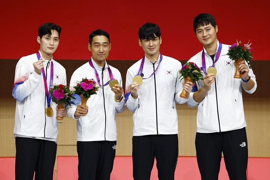 한국 ‘어벤저스’가 아시아 대회 펜싱으로 다시 금메달을 획득