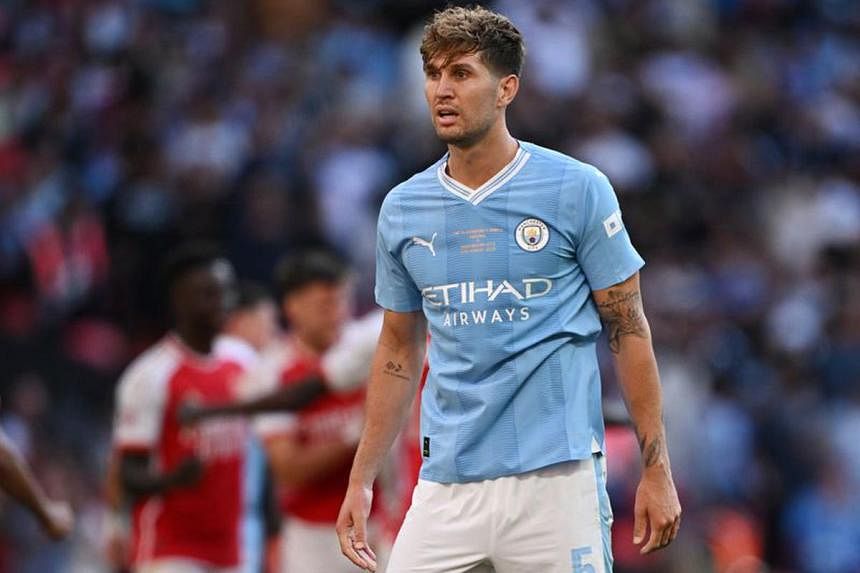 Stones to miss Wolves but could return next week, says Guardiola | The Straits Times