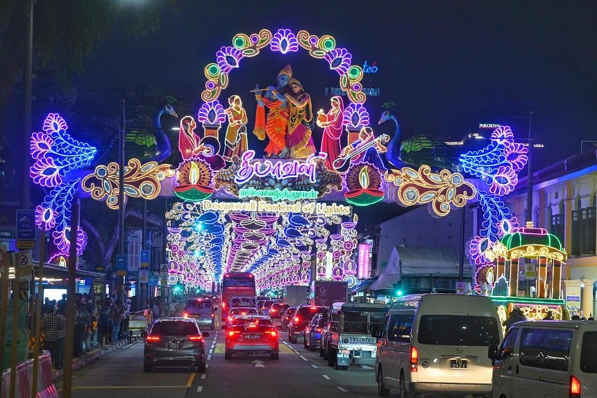 Let’s get lit: The Little India Deepavali light-up | The Straits Times