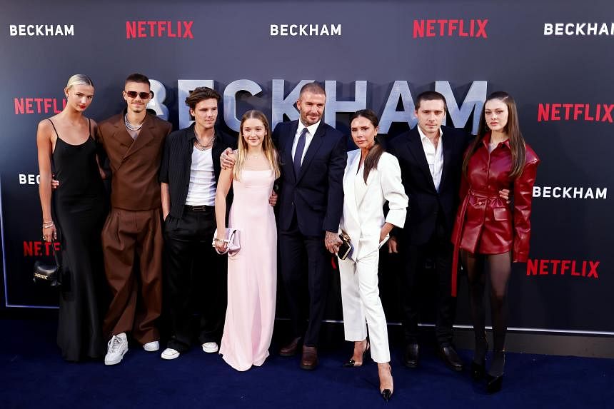 David Beckham takes family to premiere of candid new Netflix ...