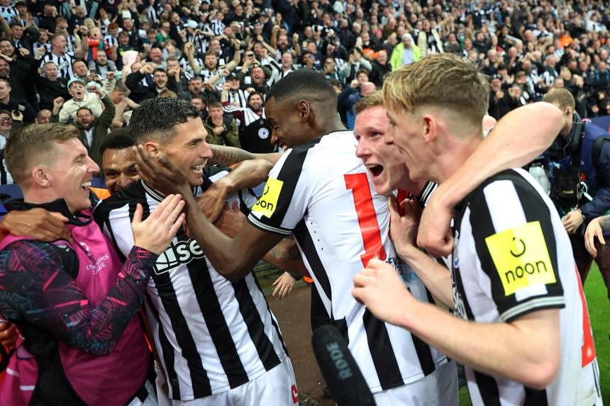 Champions League: Newcastle overpowers PSG 4-1