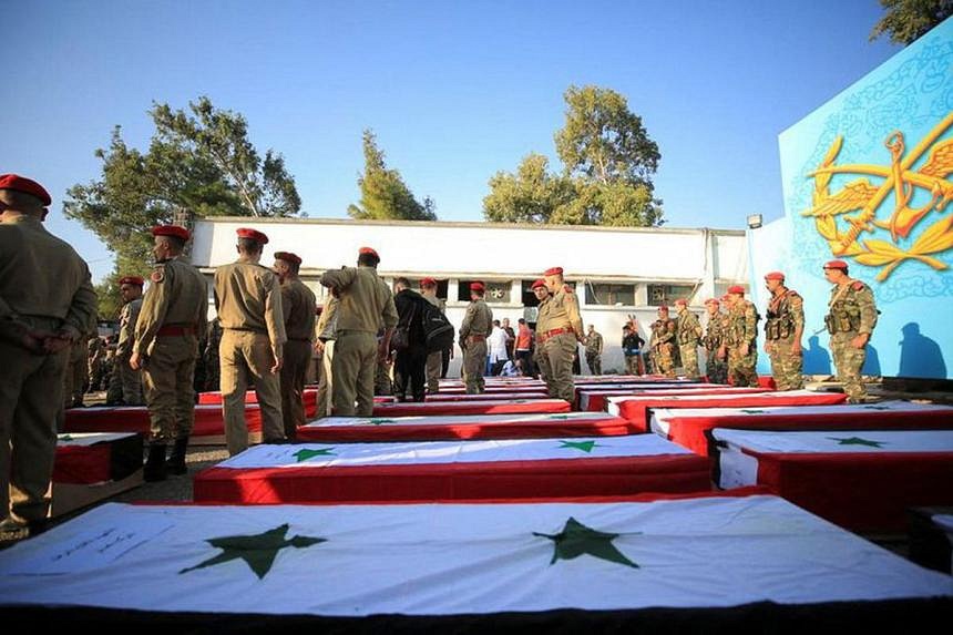 Syria Mourns Scores Killed In Drone Attack On Military Academy | The ...