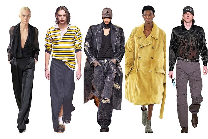 Menswear trends: Tog out in grunge, statement tops | The Straits Times