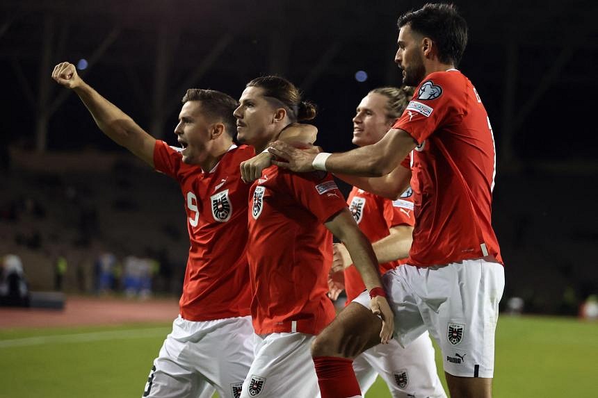 Austria Seal Euro 2024 Place As Belgium Sweden Abandoned The Straits   FBL EURO 2024 QUALIFIER AZE AUT 183004 