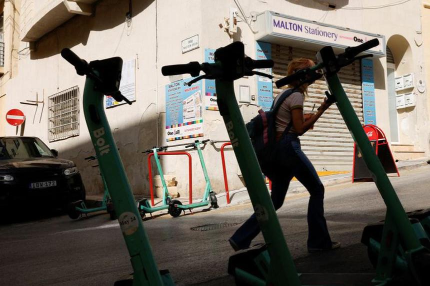 Malta to ban rented escooters from March The Straits Times