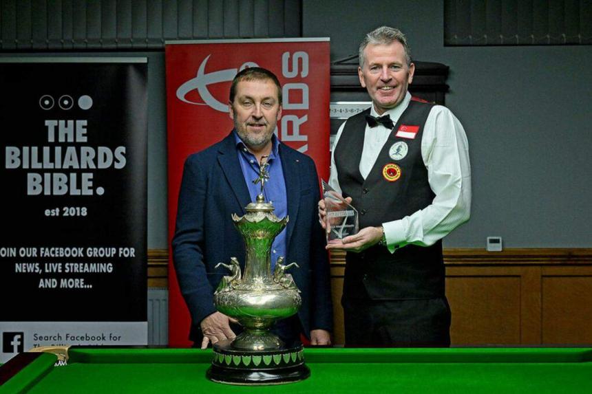 Firedup Peter Gilchrist clinches fifth World Billiards Championship