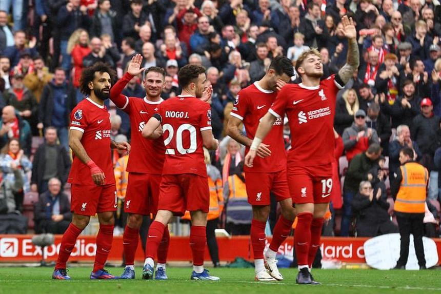 Liverpool Beat 10-man Everton In Merseyside Derby With Salah Brace ...