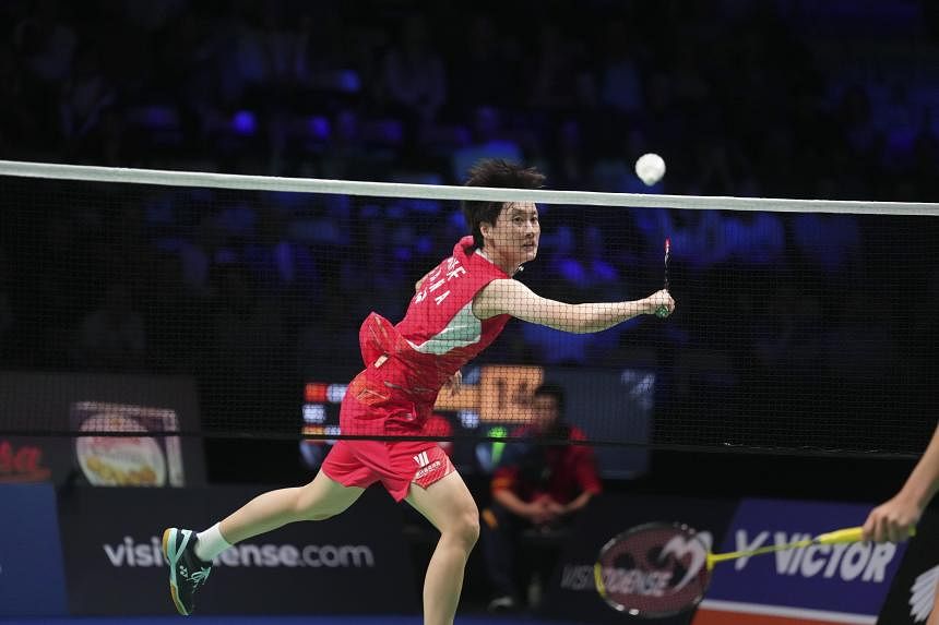 China wins four gold medals at Denmark Open Badminton Tournament.