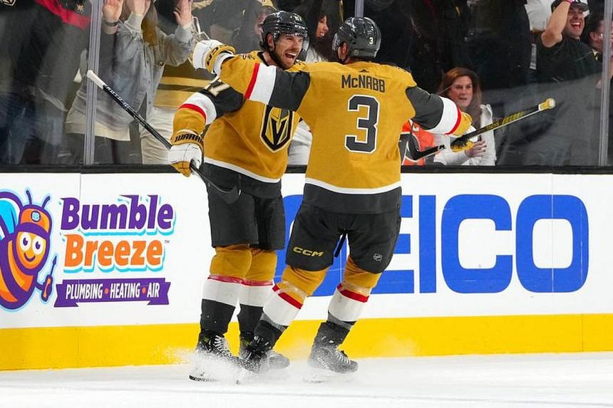 Two Golden Knights bank 1st NHL goals in 3-2 win against Wild