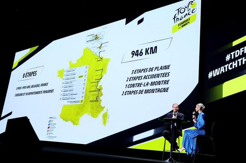 2024 women's Tour de France route The Straits Times