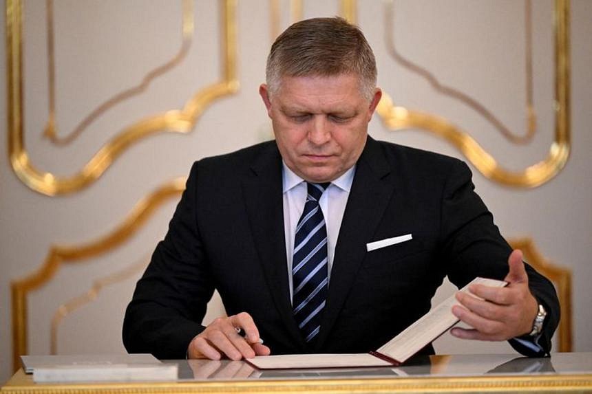 Slovakia S Fico Appointed As Prime Minister For Fourth Time The   LYNXMPEJ9O0OU 1 