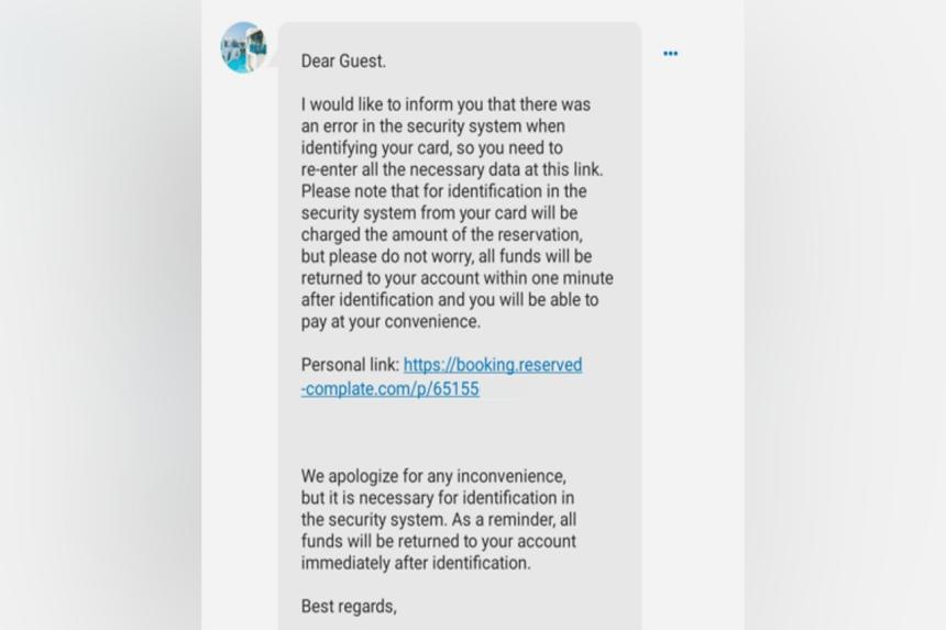 Scammers con users by sending messages through its inapp
