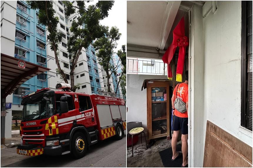 Family's Yishun flat catches fire on daughter's wedding day in first of 3  blazes within 18 hours | The Straits Times