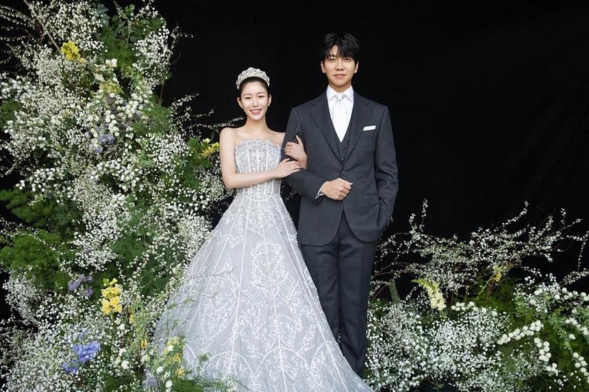South Korean stars Lee Seung-gi and Lee Da-in expecting their first ...