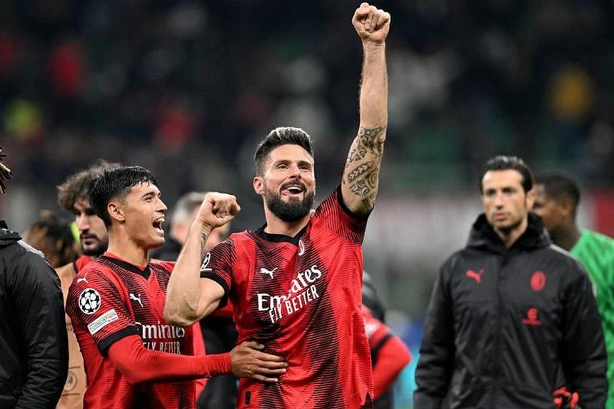 AC Milan earn first Champions League win with 2-1 comeback win