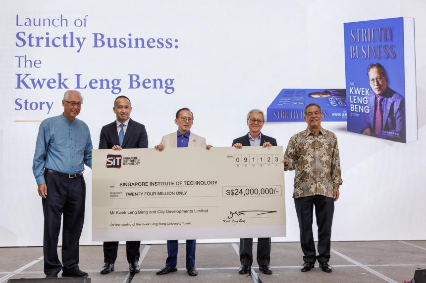 Tycoon Kwek Leng Beng donates $24m to SIT, funds to help nurture talent