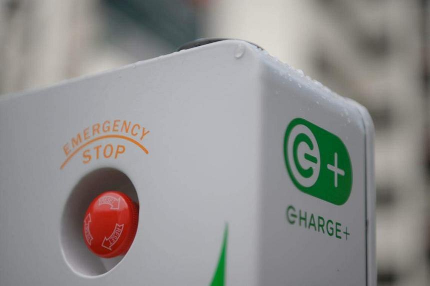 First EV Chargers Rolled Out At Open-air HDB Carpark Under Large-scale ...