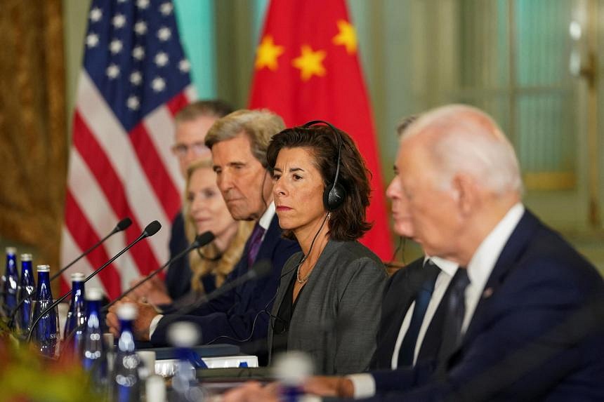 US China Commerce Ministers Pledge To Further Talks In 2024 The   2023 11 15T200054Z59908156RC2UD4AQWVKVRTRMADP3APEC USA CHINA.JPG