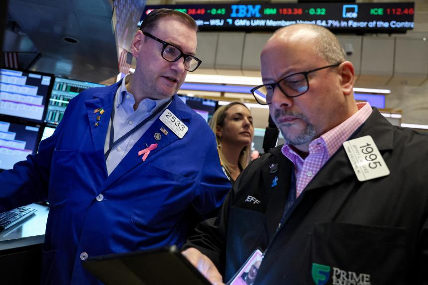 US stocks end higher, notch 3rd week of gains The Straits Times