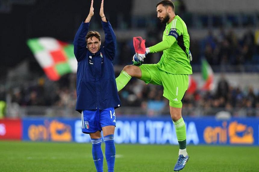 Italy Triumph Over North Macedonia Eye Euro 2024 Spot In Ukraine   LYNXMPEJAG0SO 1 