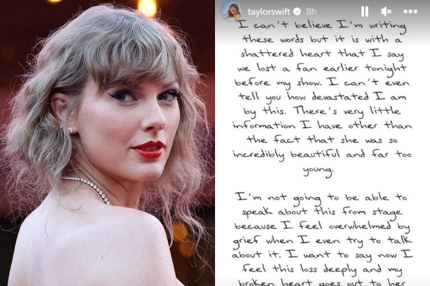 Taylor Swift 'Devastated' After Fan Dies at Rio Concert
