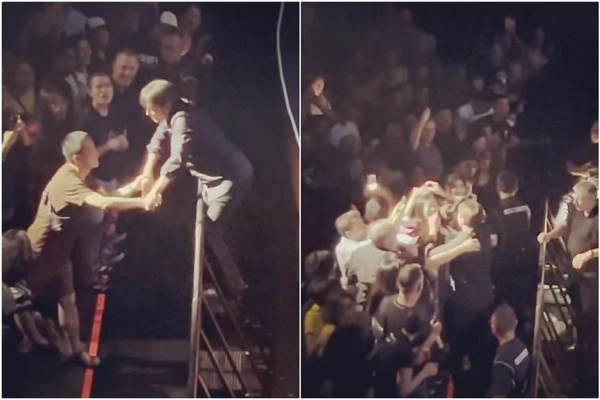 Suede’s Brett Anderson grabs fans’ phones during Singapore concert, scolds them for filming
