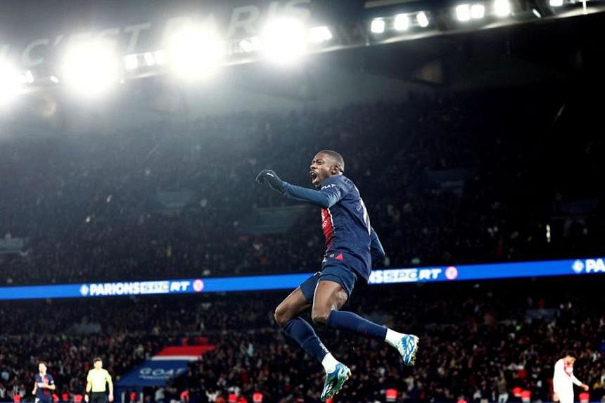PSG consolidate top spot with 5-2 home win over Monaco