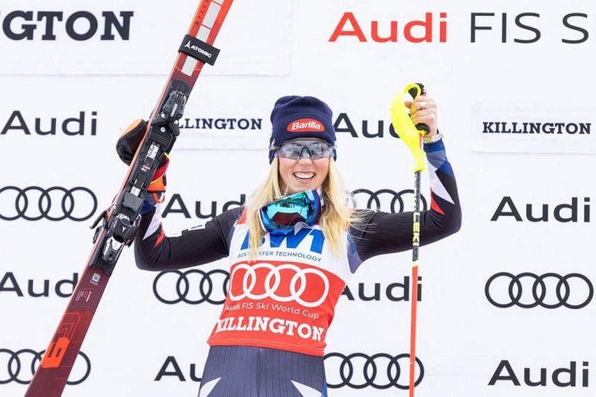 Shiffrin wins slalom for 90th World Cup alpine skiing victory