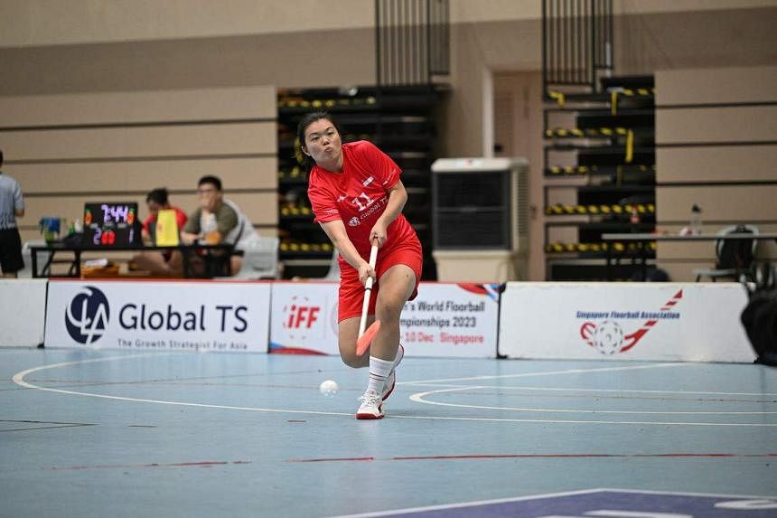 dream comes true for singapore debutante nasha jeffri at women’s world floorball championship