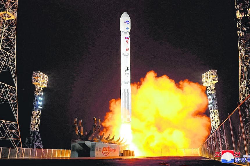 North Korea defends satellite launch at UN as Kim Jong Un reviews images of White House