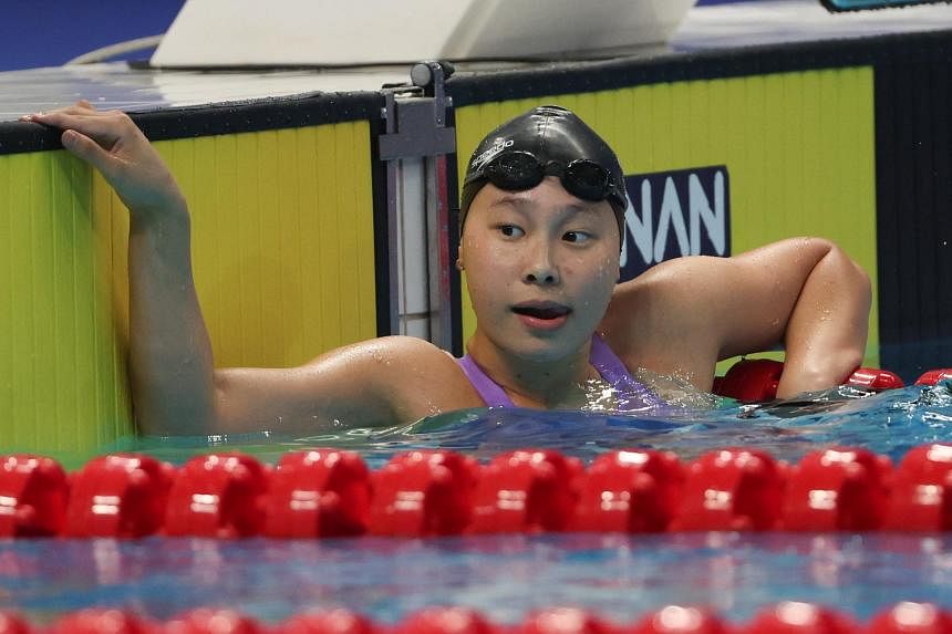 シンガポール水泳選手レチシアシム、ジャパンオープン銀メダル獲得、パリオリンピック出場券獲得