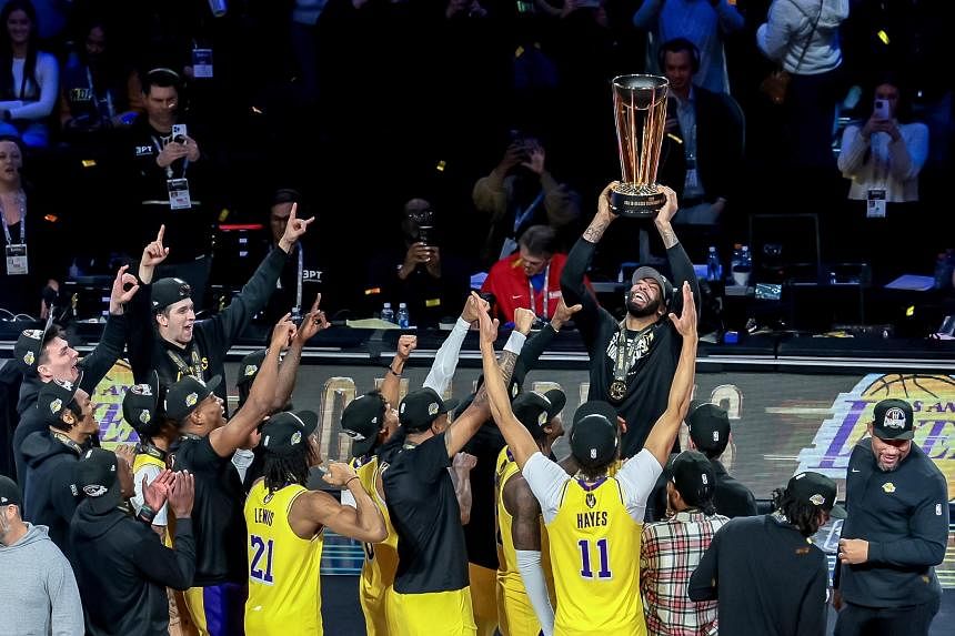 Anthony Davis, LeBron James power the Los Angeles Lakers to inaugural NBA  Cup crown