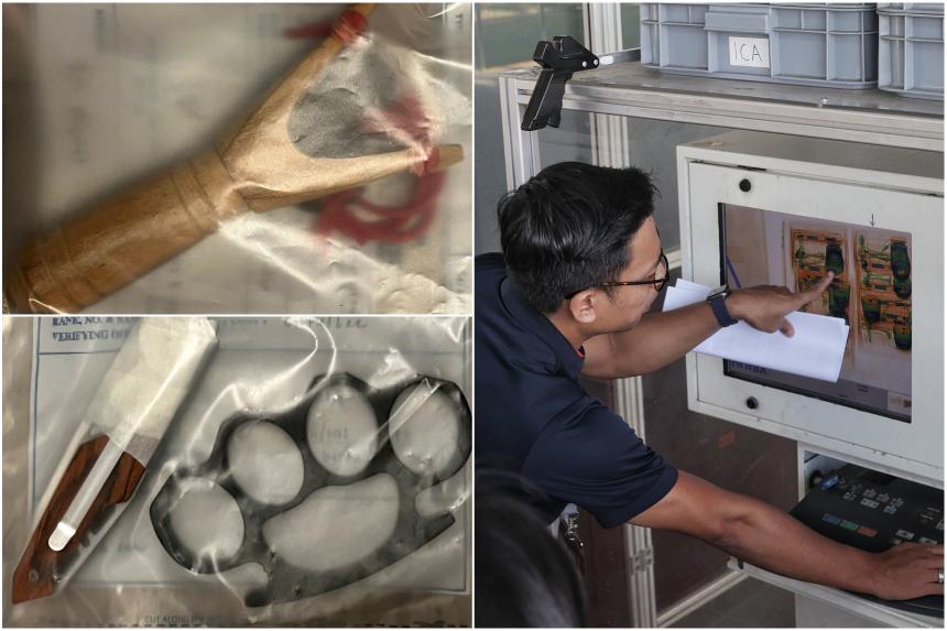 More people bringing offensive weapons into Singapore, including