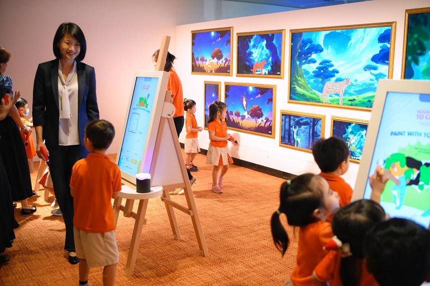 Revamped art centre at National Gallery S'pore lets children get