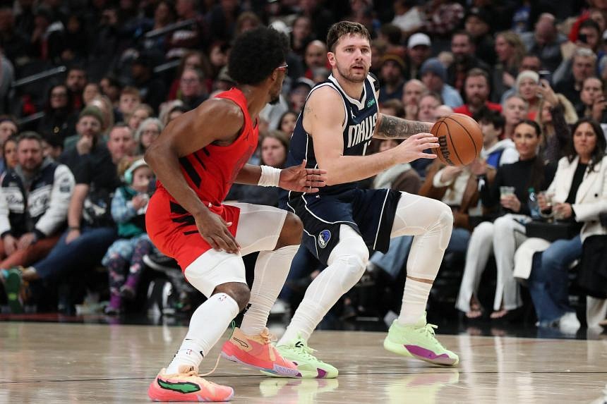 Luka Doncic’s tripledouble carries Dallas Mavericks past Portland