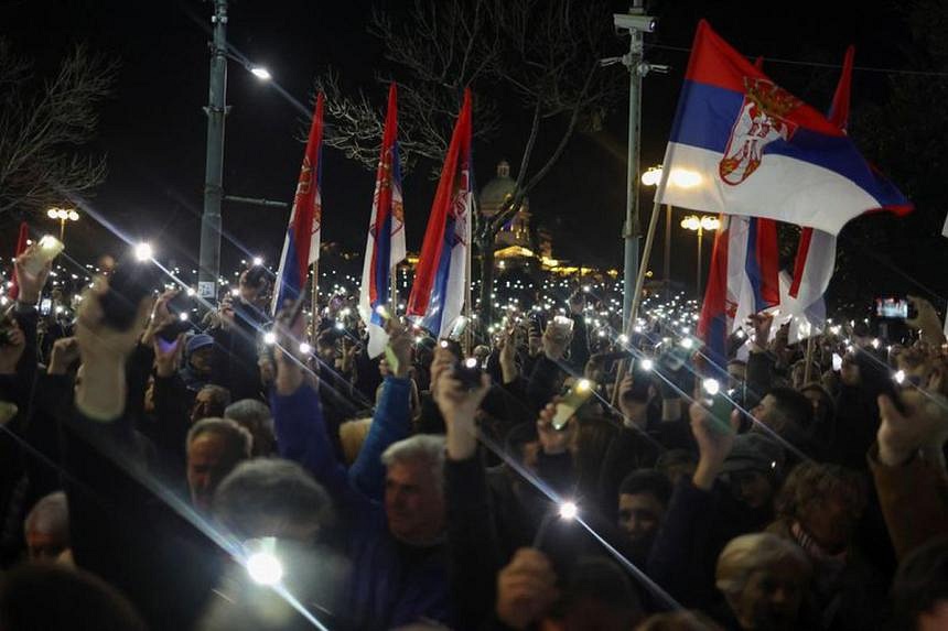 Thousands Protest In Belgrade To Demand Elections Annulled | The ...