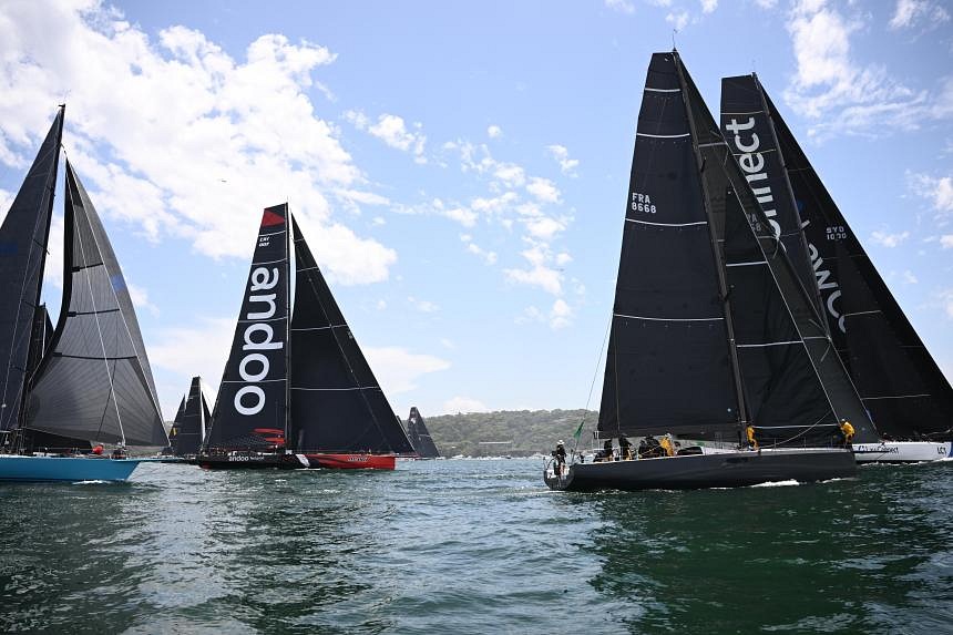 Sydney-Hobart yacht race fleet sails into stormy seas | The Straits Times