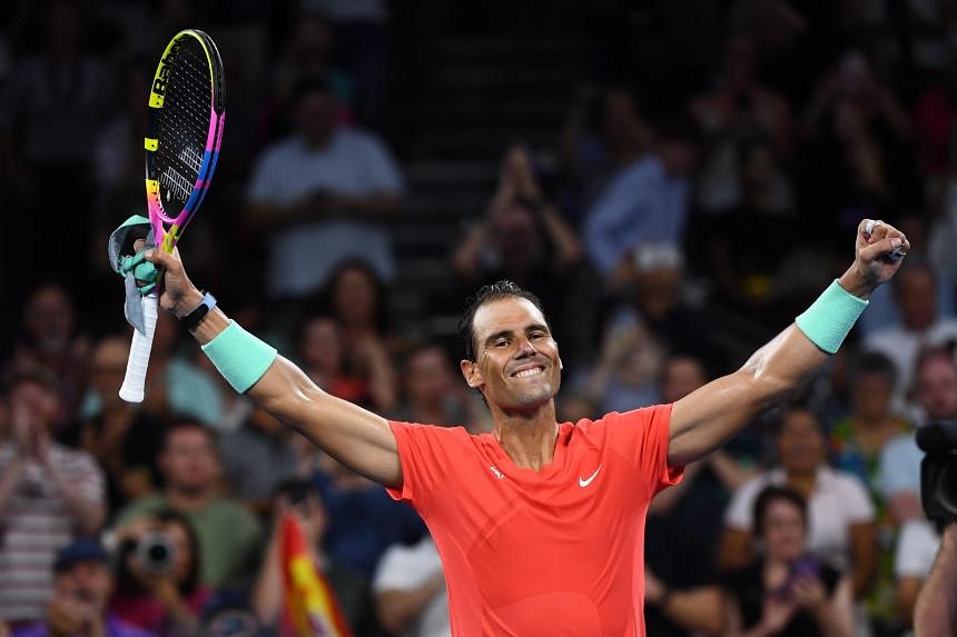 Rafael Nadal roars to victory over Dominic Thiem in Brisbane comeback ...