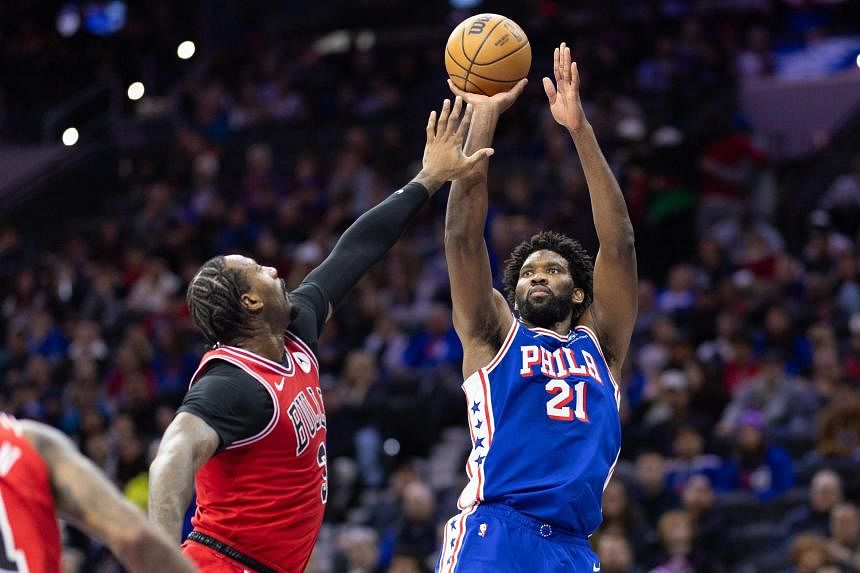 Joel Embiid returns with triple-double as Philadelphia Sixers trounce Chicago  Bulls