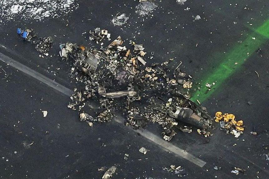 Doomed Japan plane on third quake mission when runway disaster hit