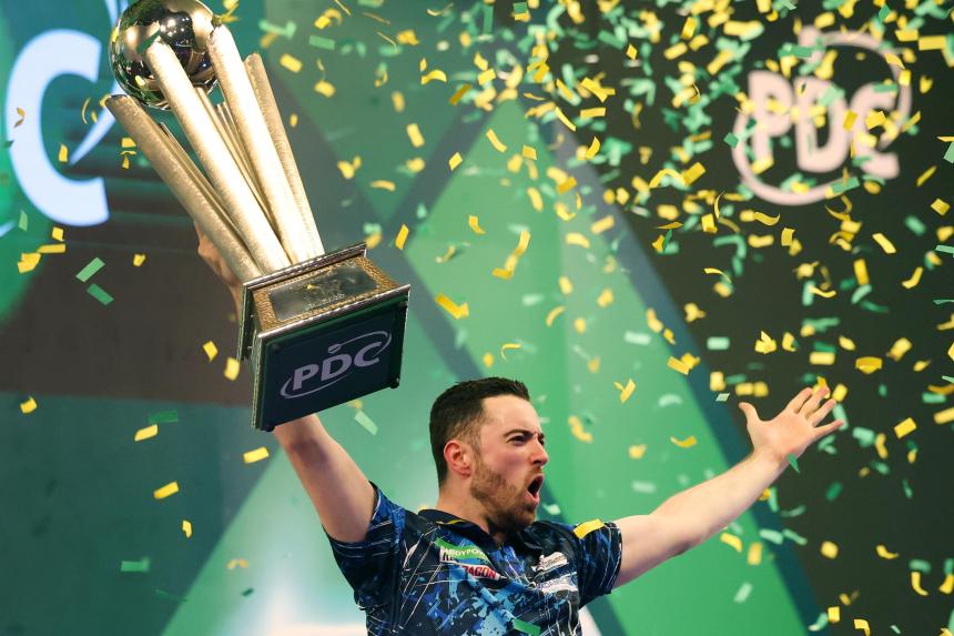 Luke Humphries ends teenager Luke Littler’s dream run to win world darts title The Straits Times