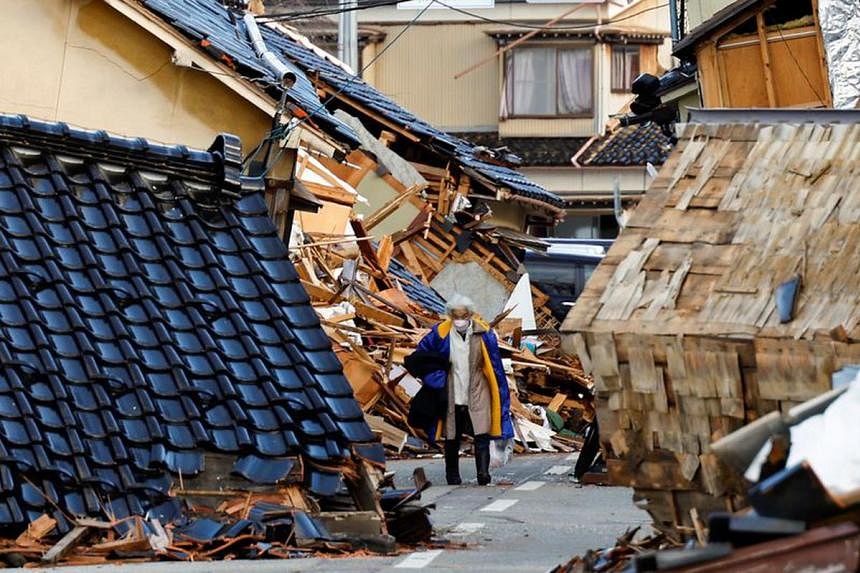 US readies aid as Japan earthquake death toll nears 100 The Straits Times