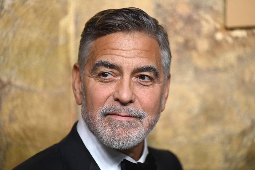 George Clooney offers New Year greeting to French mayor | The Straits Times