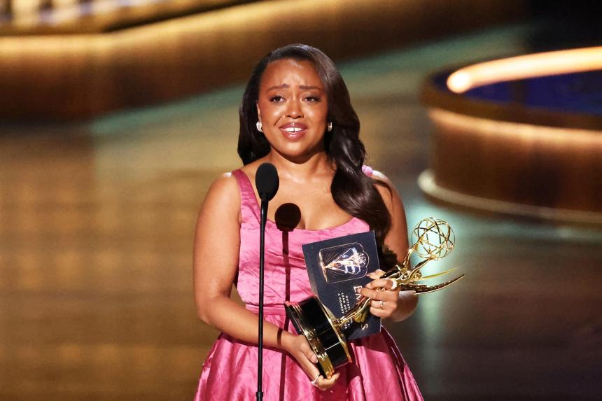 Actresses Quinta Brunson, Ayo Edebiri win early Emmy trophies | The