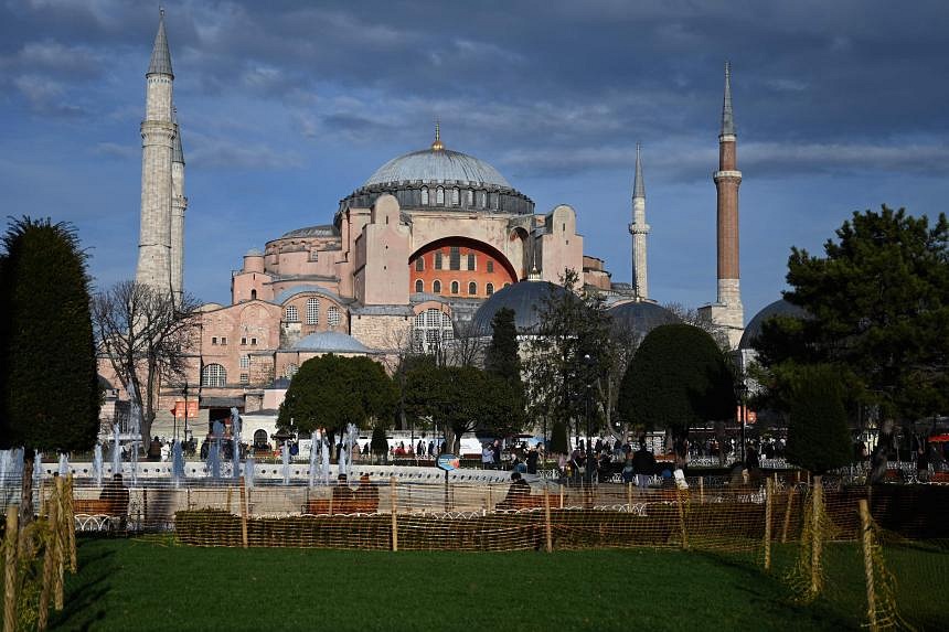 Turkey starts charging foreign tourists to visit Hagia Sophia | The ...